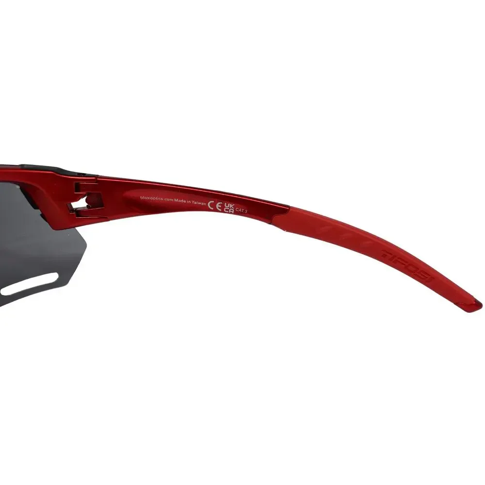 Tifosi Optics Alliant Red/Black Wrap Sunglasses - FAIR CONDITION - READ